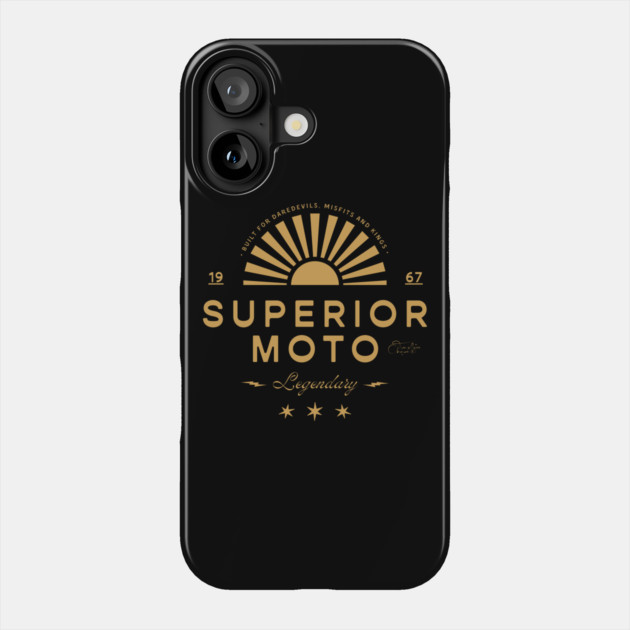 Superior Moto Phone Case by Timeless Chaos