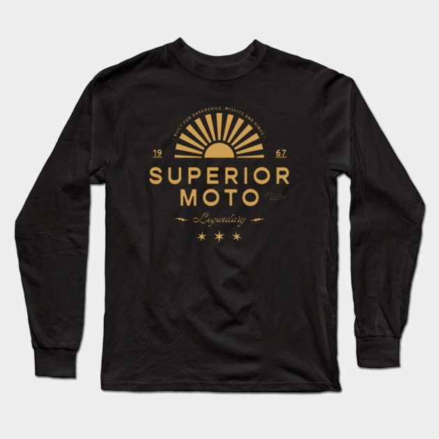 Superior Moto Long Sleeve T-Shirt by Timeless Chaos