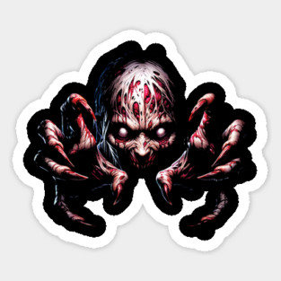 Horror Halloween Scary Coming at You Monster Demon Sticker