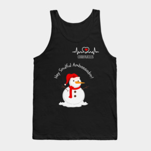 Heartbeat Chronicles Snowman Christmas Design 1 Tank Top