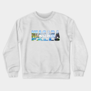 NIAGARA FALLS - Ontario Canada Perfect Day Waterfall Crewneck Sweatshirt