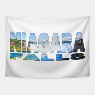 NIAGARA FALLS - Ontario Canada Perfect Day Waterfall Tapestry