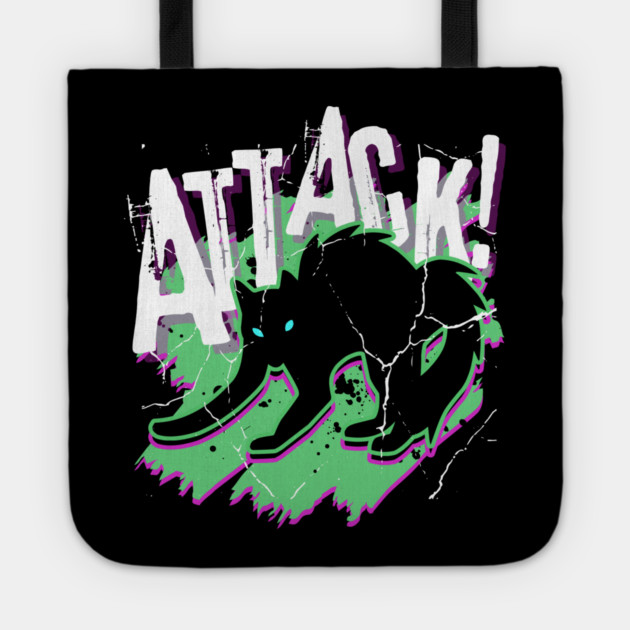 Attack Cat! Tote by casualteesinc