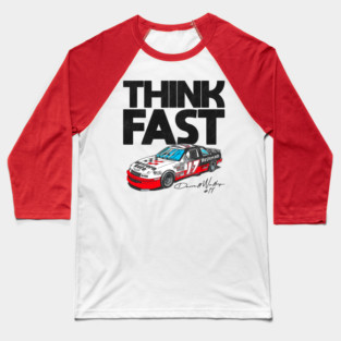 Darrell Waltrip Think Fast Baseball T-Shirt