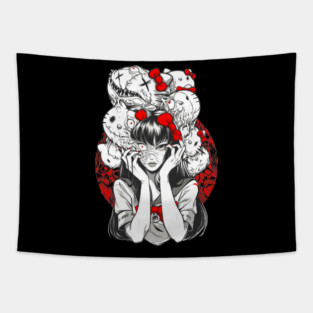 Distorted  Beauty Tapestry