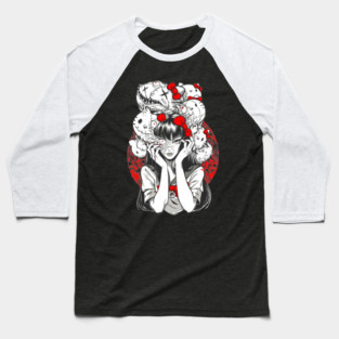 Distorted  Beauty Baseball T-Shirt
