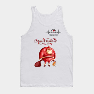 Heartbeat Chronicles Santa Christmas Design 1 Tank Top
