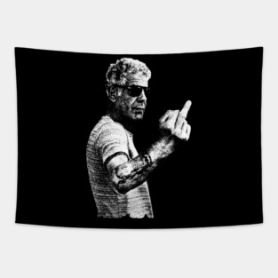 Anthony Bourdain retro Tapestry