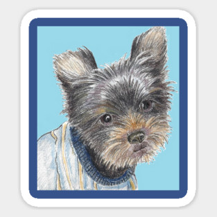 Elton in blue Sticker