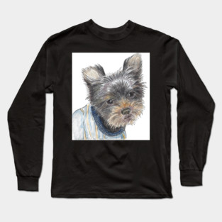 Elton in White Long Sleeve T-Shirt