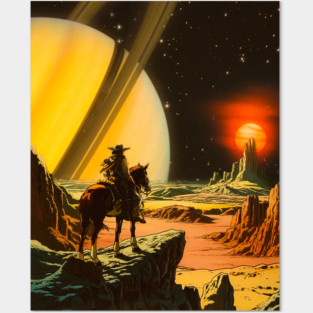 Cosmic Cowboy Posters and Art