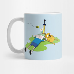 Finn and Jake Relaxing Mug