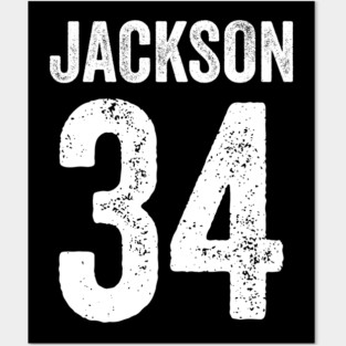⁠Bo Jackson Back Number Posters and Art