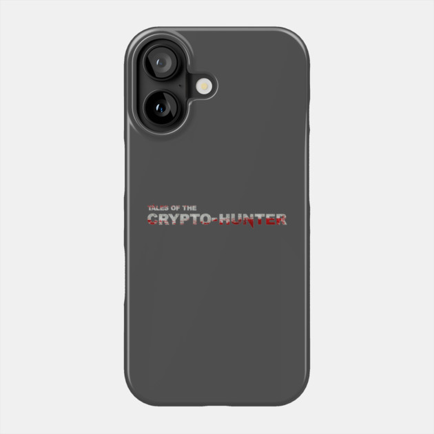Tales of the Crypto-Hunter logo Phone Case by Rick Gualtieri