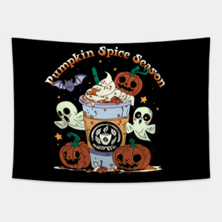 Pumpkin Spice Season Tapestry