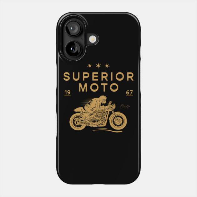 Superior Moto Racing Phone Case by Timeless Chaos