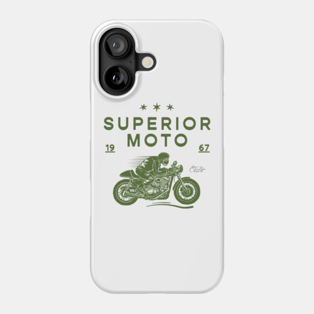 Superior Moto Racing Phone Case by Timeless Chaos