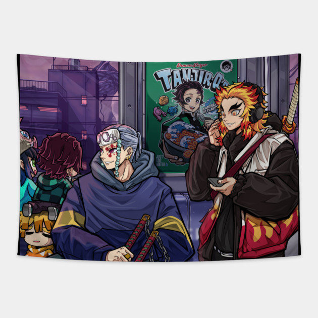 Baby Sitters Tapestry by Kensuke