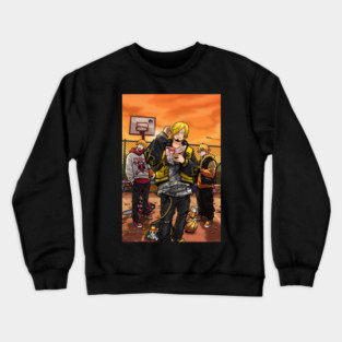 Blonde Simps Crewneck Sweatshirt