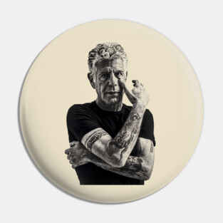 Anthony Bourdain Classic Pin