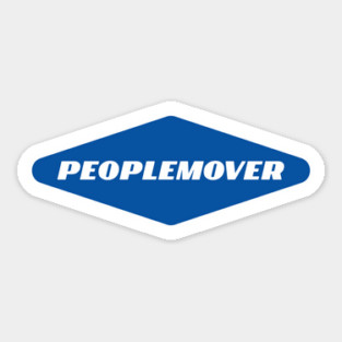 Retro Peoplemover Sticker