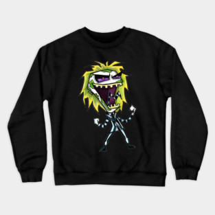 Invader BeetleZim - Parody Mash Up Design! Crewneck Sweatshirt