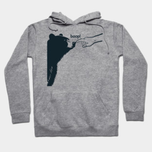 Boop Bear Funny Skeleton Halloween Hoodie