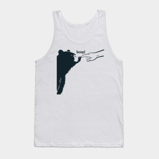 Boop Bear Funny Skeleton Halloween Tank Top