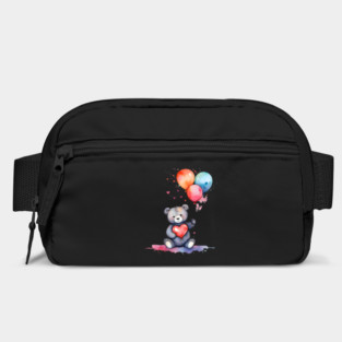Cute Bear with Balloons Bag