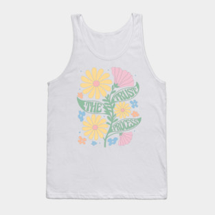 The magic is in you; inspirational; motivational; motivate; inspire; quote; saying; boho; flowers; heal; healing; spiritual; motivational words; Tank Top