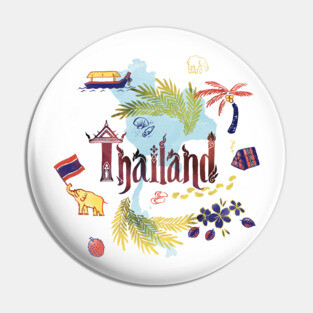 Drawings from Thailand Pin