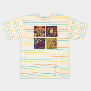 Thailand Tile Arts Kids T-Shirt