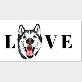 Husky Lovers, Husky Moms, Husky Dads Posters and Art