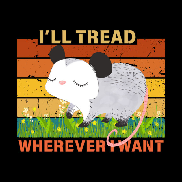 I'll Tread Wherever I Want Possum by The WYLD Tribe