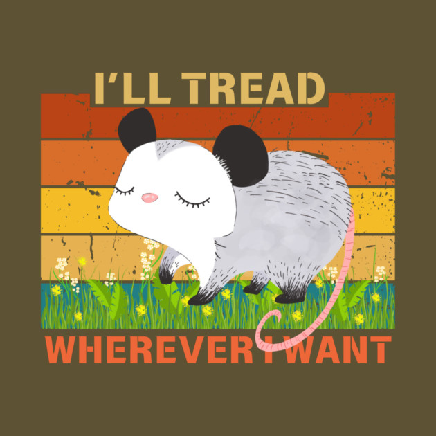 I'll Tread Wherever I Want Possum by The WYLD Tribe