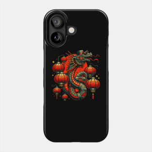Steampunk Chinese New Year Snake Phone Case