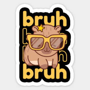 Bruh Capybara Magnet