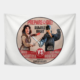 Inigo Montoya Circle Worn Lts Tapestry