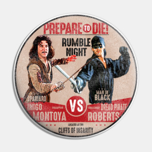 Inigo Montoya Circle Worn Lts Pin