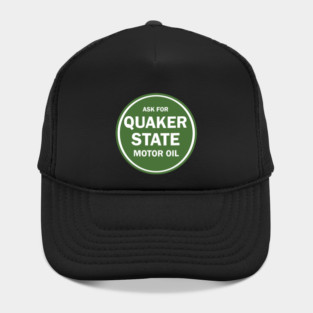 Vintage Quaker State Motor Oil Logo Hat
