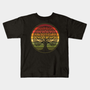 Autumn Tree of Life Kids T-Shirt