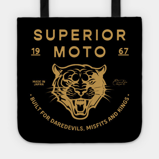 Superior Moto Japan Tote by Timeless Chaos