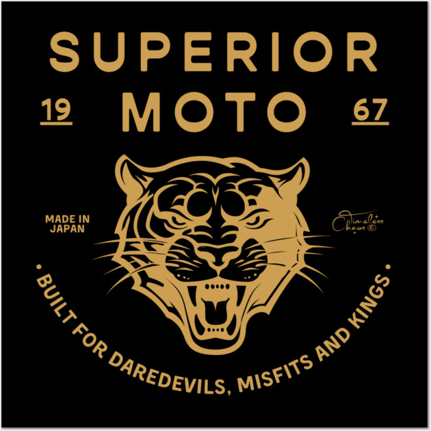 Superior Moto Japan Wall Art by Timeless Chaos