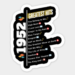 1952 Time Capsule Era - Front & Back - Retro Pop Culture Magnet