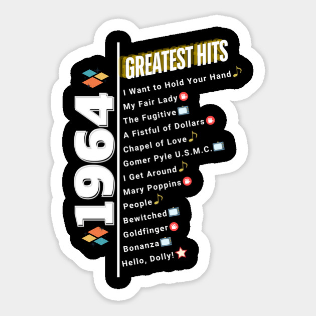 1964 Time Capsule Era - Front & Back - Retro Pop Culture Magnet by OTL Spotlight