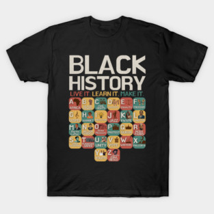 Heroes-of-black-history T-Shirt