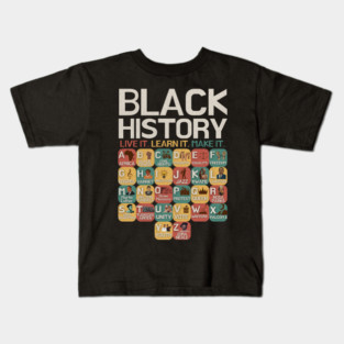 Heroes-of-black-history Kids T-Shirt