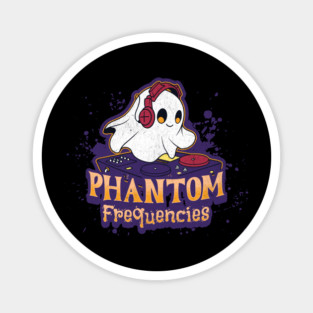 Phantom Frequencies: Ghost DJ Design for Music Lovers Magnet