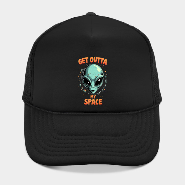 Get Outta My Space - Alien by Silly Me Studio