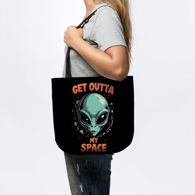 Get Outta My Space - Alien by Silly Me Studio
